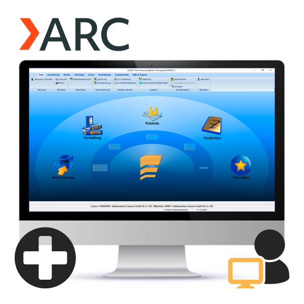 ARC Client für Server-/Mehrplatzlizenz
